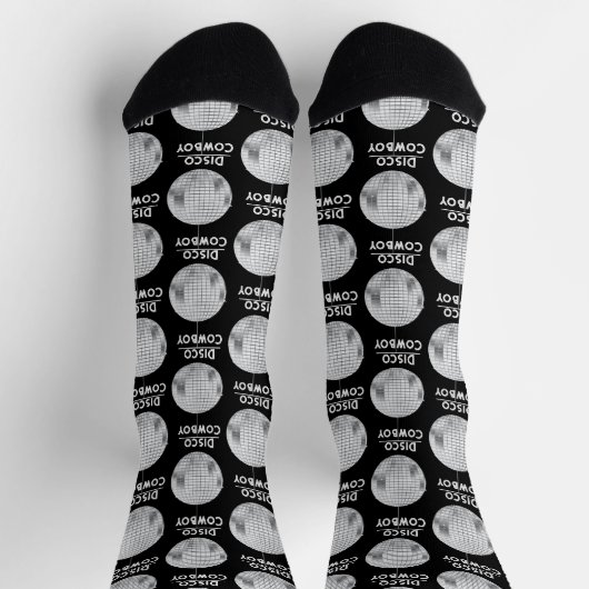 Plezier Disco Bal Disco Cowboy Bachelor Sokken (Top)