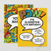 Plezier elke leeftijd verjaardagsfeestje moderne s uitnodiging briefkaart (Voorkant / Achterkant)