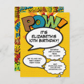 Plezier elke leeftijd verjaardagsfeestje moderne s uitnodiging briefkaart (Voorkant / Achterkant)