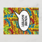 Plezier elke leeftijd verjaardagsfeestje moderne s uitnodiging briefkaart (Achterkant)