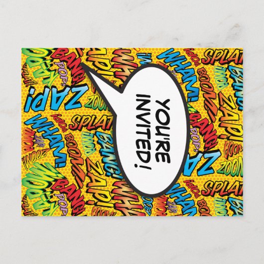 Plezier elke leeftijd verjaardagsfeestje moderne s uitnodiging briefkaart (Achterkant)