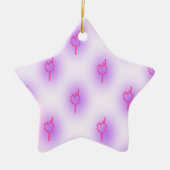 Plezier en dansen keramisch ornament (Voorkant)