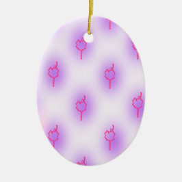 Plezier en dansen keramisch ornament