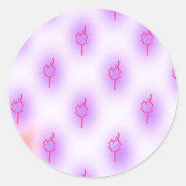 Plezier en dansen ronde sticker