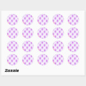 Plezier en dansen ronde sticker (Vel)