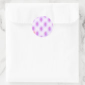 Plezier en dansen ronde sticker (Tas)