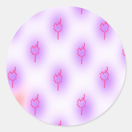 Plezier en dansen ronde sticker (Voorkant)