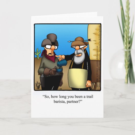 Plezier en lacht Wenskaart Kaart (Voorkant)