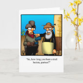 Plezier en lacht Wenskaart Kaart (Gele Bloem)