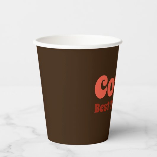 Plezier en Whimsy Papieren Bekers (Voorkant)