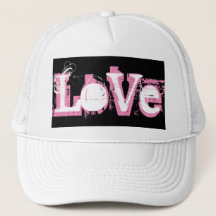 plezier en wild LOVE-lettertype Trucker Hat Pet