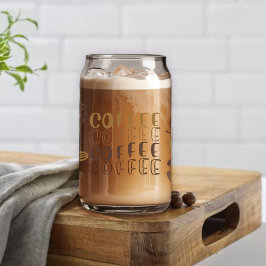 Plezier Er is altijd tijd voor koffie Blikvorm Glas