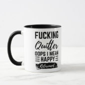 Plezier - F*cking Quitter Oops Ik bedoel Happy Pen Mok (Links)