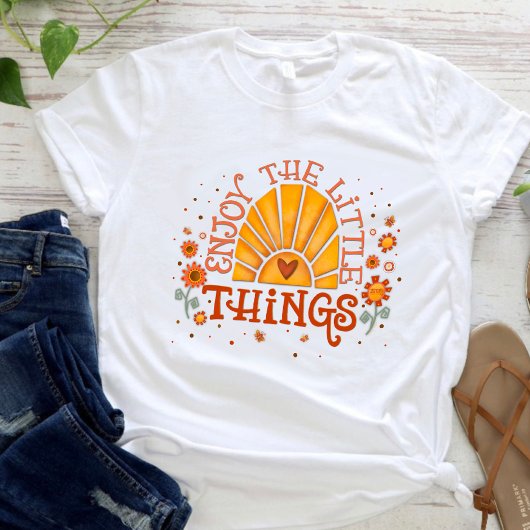 Plezier Geniet van de Kleine Dingen Inspirivity T- T-shirt