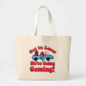 Plezier Get in Loser Going Gaming Cartoon Grote Tote Bag (Voorkant)