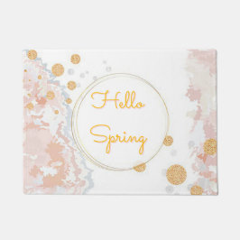 Plezier hebben in de voorjaarsdeurmat deurmat