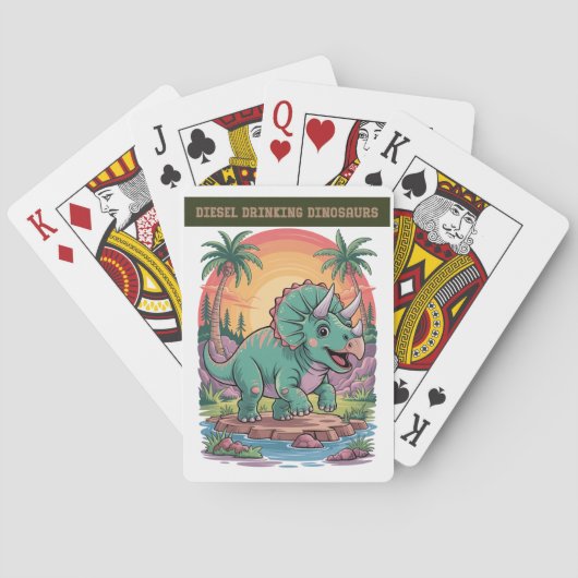 Plezier hebben pokerkaarten (Achterkant)