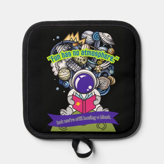 Plezier heeft geen atmosfeer pannenlap (Voorkant)