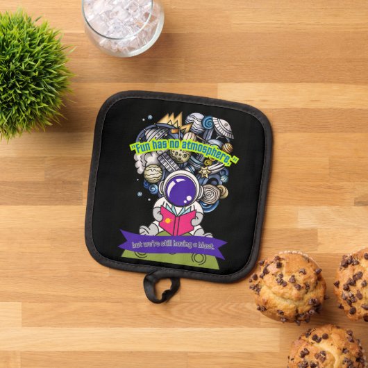 Plezier heeft geen atmosfeer pannenlap (Top down)