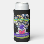 Plezier heeft geen atmosfeer seltzer blikjeskoeler (Seltzer Achterkant)