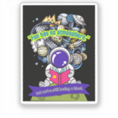 Plezier heeft geen atmosfeer sticker (Voorkant)