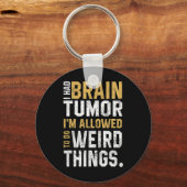 Plezier Hersentumor Aneurysma Ik had een Hersenen  Sleutelhanger (Voorkant)