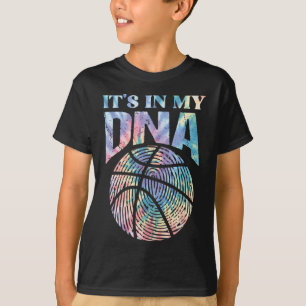 Plezier Het is In Mijn DNA Meisjes Basketbal Lover T-shirt