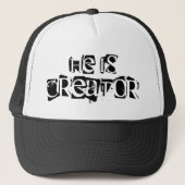 plezier HIJ IS CREATOR | Trucker Pet (Voorkant)