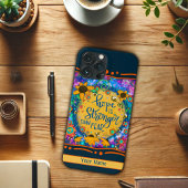 Plezier, hoop sterker dan angst Quote gepersonalis Case-Mate iPhone Case