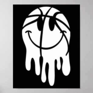 Plezier iemands luide mond basketbal mama poster