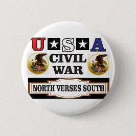 plezier in burgeroorlog ronde button 5,7 cm