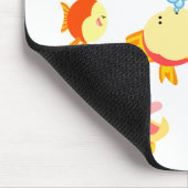 Plezier in de Fish Tank Cartoon Mousepad Muismat (Hoek)