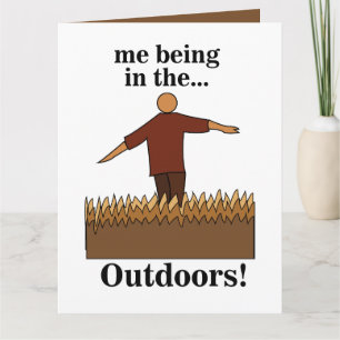 Plezier in de natuur buiten kaart