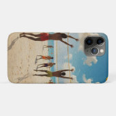 Plezier in de Sun Beach Volleybal olieverf, Case-Mate iPhone Case (Achterkant (horizontaal))