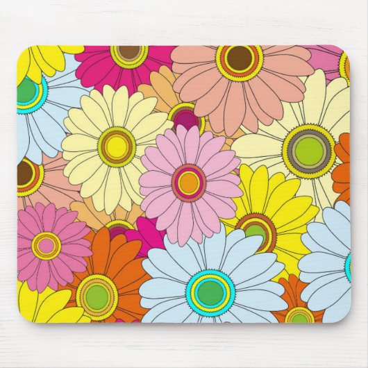 Plezier in de Sun Daisies Muismat (Voorkant)