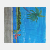 Plezier in de Sun Run Fleece Deken (Voorkant (Horizontaal))