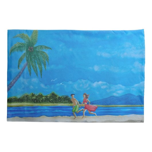 Plezier in de Sun Run Kussensloop (Achterkant)