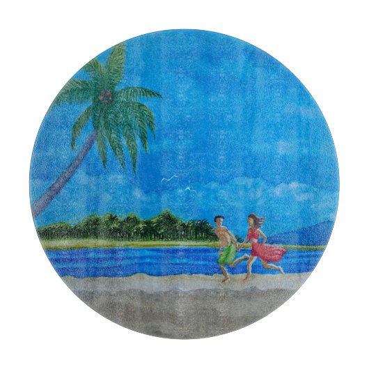 Plezier in de Sun Run Snijplank (Voorkant)