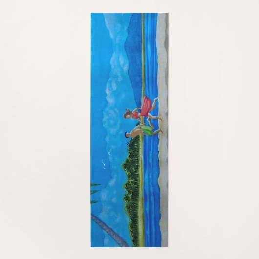 Plezier in de Sun Run Yogamat (Achterkant)