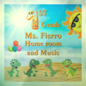 Plezier in de venstersticker van het klaslokaal va raamsticker (Vel 3)