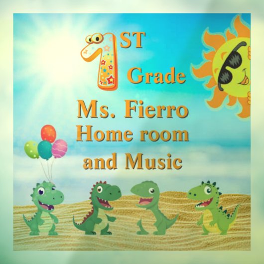 Plezier in de venstersticker van het klaslokaal va raamsticker (Vel 3)