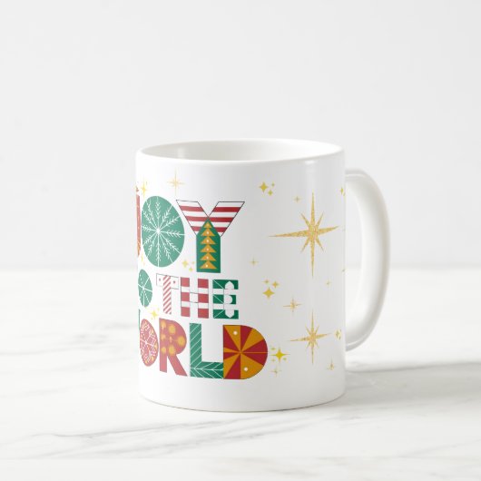 Plezier in de wereld feestelijke Mok (Voorkant rechts)