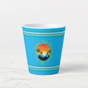 Plezier in de zon Persoonlijke zomer koffiemok Latte Mok