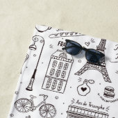 Plezier in de zon Reizen Parijs Strand Strandlaken (In situ)