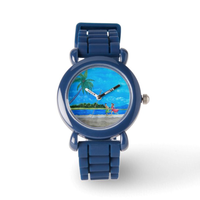 Plezier in de Zon Run  Horloge (Voorkant)