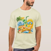 PLEZIER IN DE ZON T-SHIRT (Voorkant)