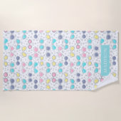 Plezier in de zon Zonnebril strand Strandlaken (Voorkant)