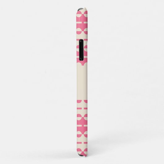 Plezier in diepe crème en zalmroze Case-Mate iPhone case (Achterkant/rechts)