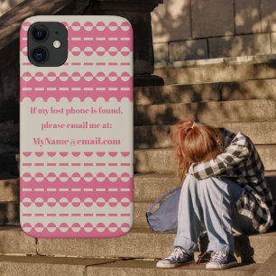 Plezier in diepe crème en zalmroze Case-Mate iPhone case