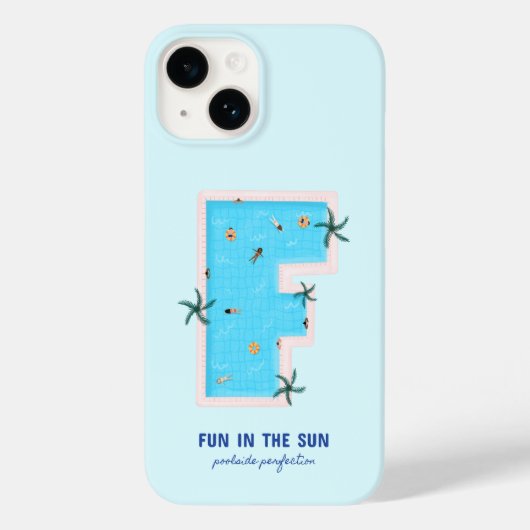 Plezier in het F-vormige zwembad Case-Mate iPhone Case (Achterkant)